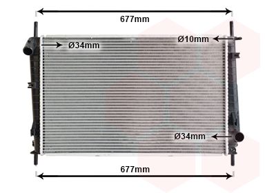 VAN WEZEL Radiators, Motora dzesēšanas sistēma 18002336